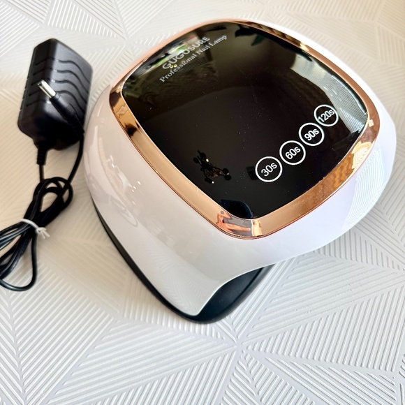 UV LED Nail Lamp Gugusure 180W Nail Dryer Gel Polish LCD Display Auto Sensor - Picture 1 of 10